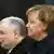 Almanya Başbakanı Angela Merkel ve Polonya Başbakanı Jaroslaw Kaczynski.