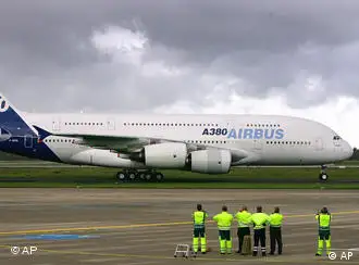 A380被阴云笼罩