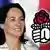 Porträt von Ségolène Royal vor der französischen Flagge. Neben ihr das Logo der sozialistischen Partei, eine rote Rose in einer weißen Hand. (Quelle: AP)