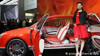 Messe Auto China in Peking VW Konzeptauto Neeza