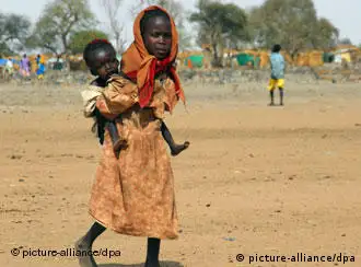 苏丹达尔富尔的难民