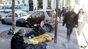 Obdachlose in Paris, Foto: AP