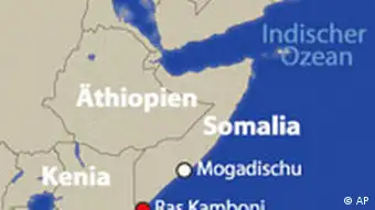 Luftangriff USA in Somalia, Karte