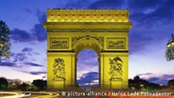 Frankreich Paris Stadt Arc de Triomphe