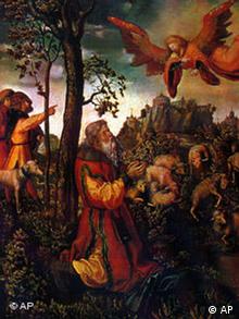 Ausschnitt eines Gemäldes von Lucas Cranach dem Älteren