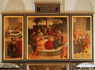 Cranach's Wittenberg Altar is evidence of his support for the Protestant Reformation