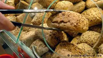 Deutschland Lebensmittel Bäckerei Brot Brötschen