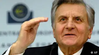 Deutschland EZB Zinsen Jean-Claude Trichet in Frankfurt