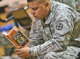 美国士兵前往伊拉克前要接受教育