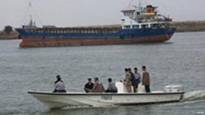 Patrouillenboot auf dem Schatt el-Arab (AP)