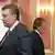 Janukowitsch und Juschtschenko im Gespräch vor der Sicherheitsratssitzung