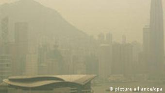 Smog über Hongkong