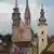 Zagrebačka katedrala slikana iz zraka