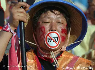 2005年世贸香港会议期间韩国农民抗议