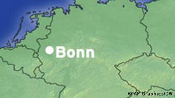 Karte Bonn Deutschland