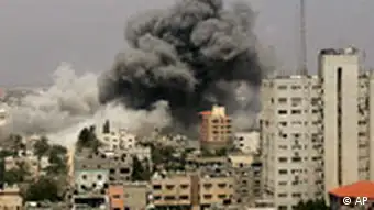 Explosion in Gaza City nach israelischem Luftangriff