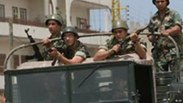 Libanesische Armee überfordert (AP)
