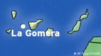 Karte von La Gomera