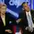Hillary Clinton und Barack Obama bei einem Fernsehduell, Quelle: AP