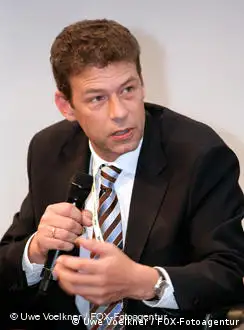 Christoph Lanz, DW-TV Fernsehdirektor, beim Medienforum NRW