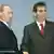 Der russische Präsident Putin (l.) und der serbische Regierungschef Kostunica (Quelle: dpa)
