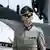 Tom Cruise as Count Claus von Stauffenberg during a film shoot