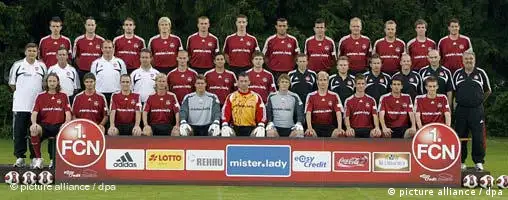 Mannschaftsfoto 1. FC Nürnberg