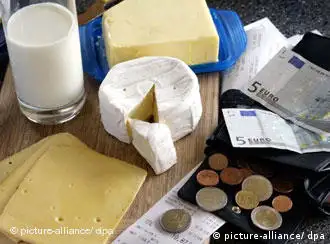 德国的牛奶、黄油、奶酪等奶制品全面涨价