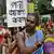 Demonstration in Kalkutta gegen den Schweizer Pharmariesen Novartis, Quelle: AP