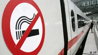 BdT Deutschland Gesundheit Bahn Rauchen verboten