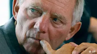 Deutschland Kabinett Festnahmen Wolfgang Schäuble