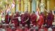 Protestierende Mönche an der Shwedagon-Pagode, Quelle: AP Protestierende Mönche an der Shwedagon-Pagode, Quelle: AP