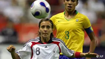 Frauen-Fußball-WM Finale Deutschland - Brasilien