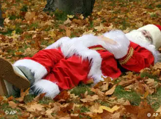 圣诞老人累倒了