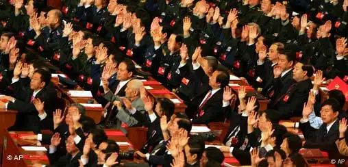 China KP Kongress in Peking Delegierte