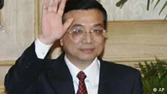 China KP Kongress in Peking Politbüromitglied Li Keqiang