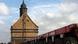 The Emmaus church in the Saxony village of Heuersdorf on its rolling platform The Emmaus church in the Saxony village of Heuersdorf on its rolling platform