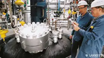 Lanxess Produktion Großreaktor Therban Betrieb
