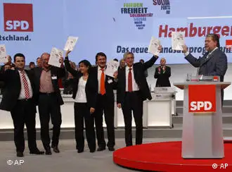 社民党党代会在汉堡闭幕