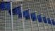 EU flags fly outside the European Commission EU flags fly outside the European Commission