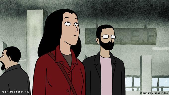 Escena de la película animada Persépolis.