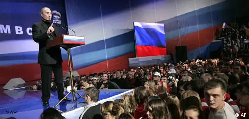 Russland Wahlen Wahlveranstalltung mit Wladimir Putin in Moskau