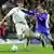 England's Steven Gerrard battles with Croatia 's Luka Modric