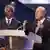 Sepp Blatter, left, with South African President Thabo Mbeki
