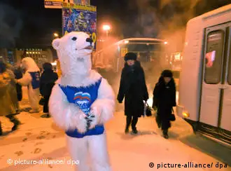 冰天雪地的西伯利亚的选举也很热