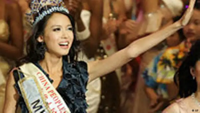 China Zhang Zi Lin ist Miss World 2007 (AP)