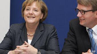 Deutschland CDU Parteitag in Hannover Angela Merkel und Ronald Profalla