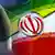 Symbolfoto Grafik Iran Atompläne Flagge und Atomsprengköpfe (Grafik: DW)