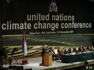 巴厘岛联合国气候保护会议接近尾声
