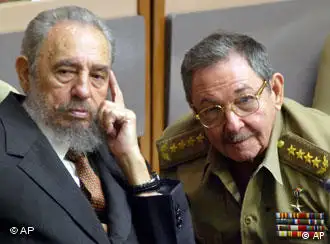 卡斯特罗兄弟：右为劳尔，古巴国务委员会主席